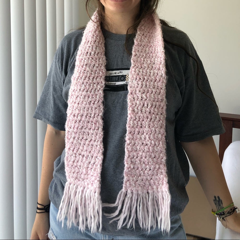 handmade crocheted scarf